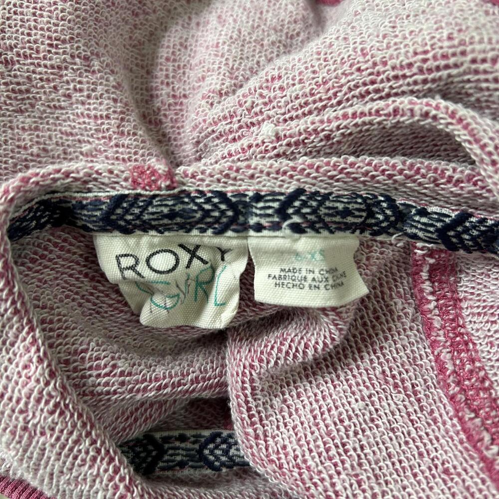 Vintage y2k Roxy Girl Zip Up Jacket Outerwear Kids Size 6 Girls XS - Picture 5 of 6